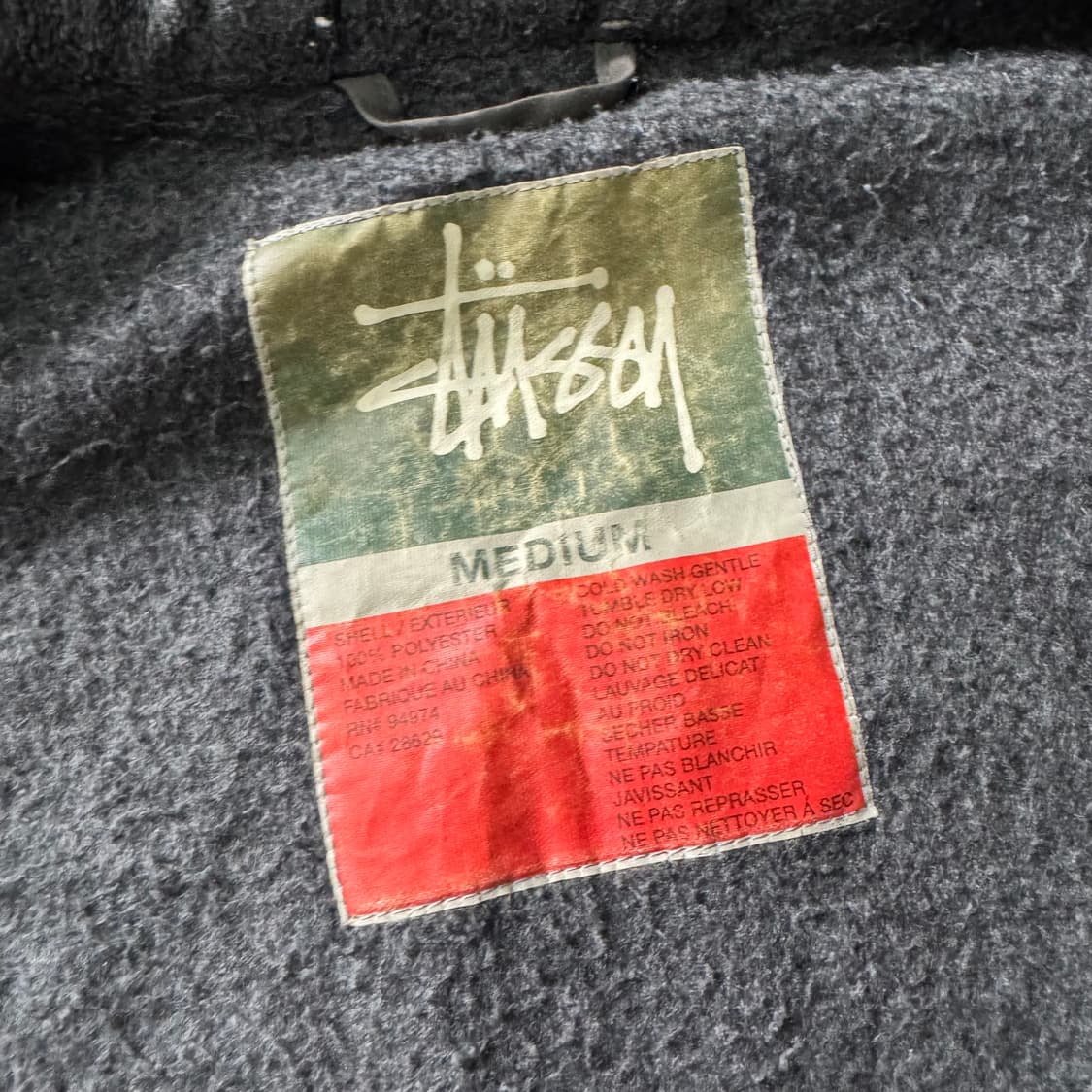 [M~L] Stussy 후리스 자켓 상품이미지8