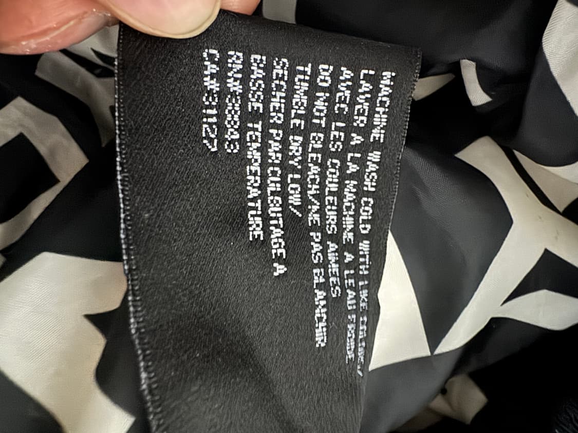 여성 DKNY 디케이앤와이 다운 롱 패딩 블랙 M 상품이미지5