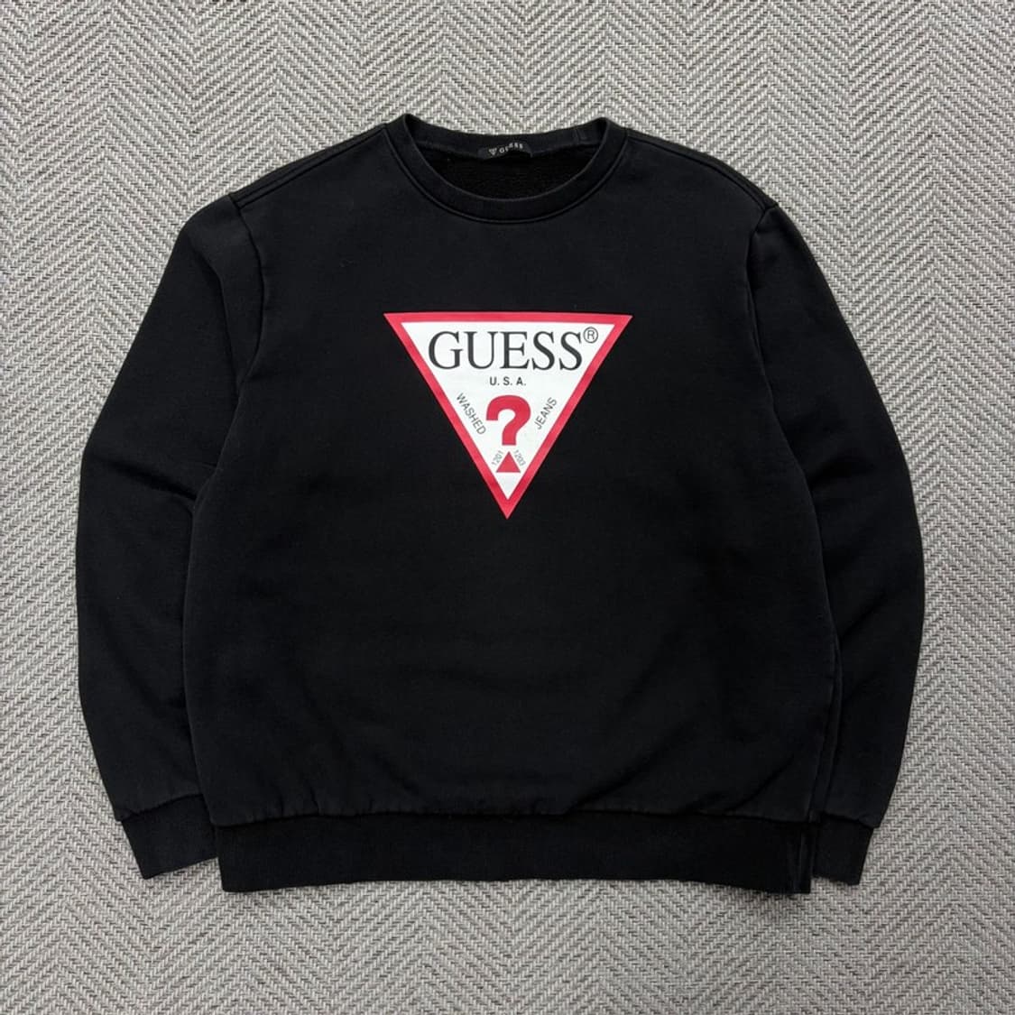 게스 베이직 로고 맨투맨 v2326 상품이미지1