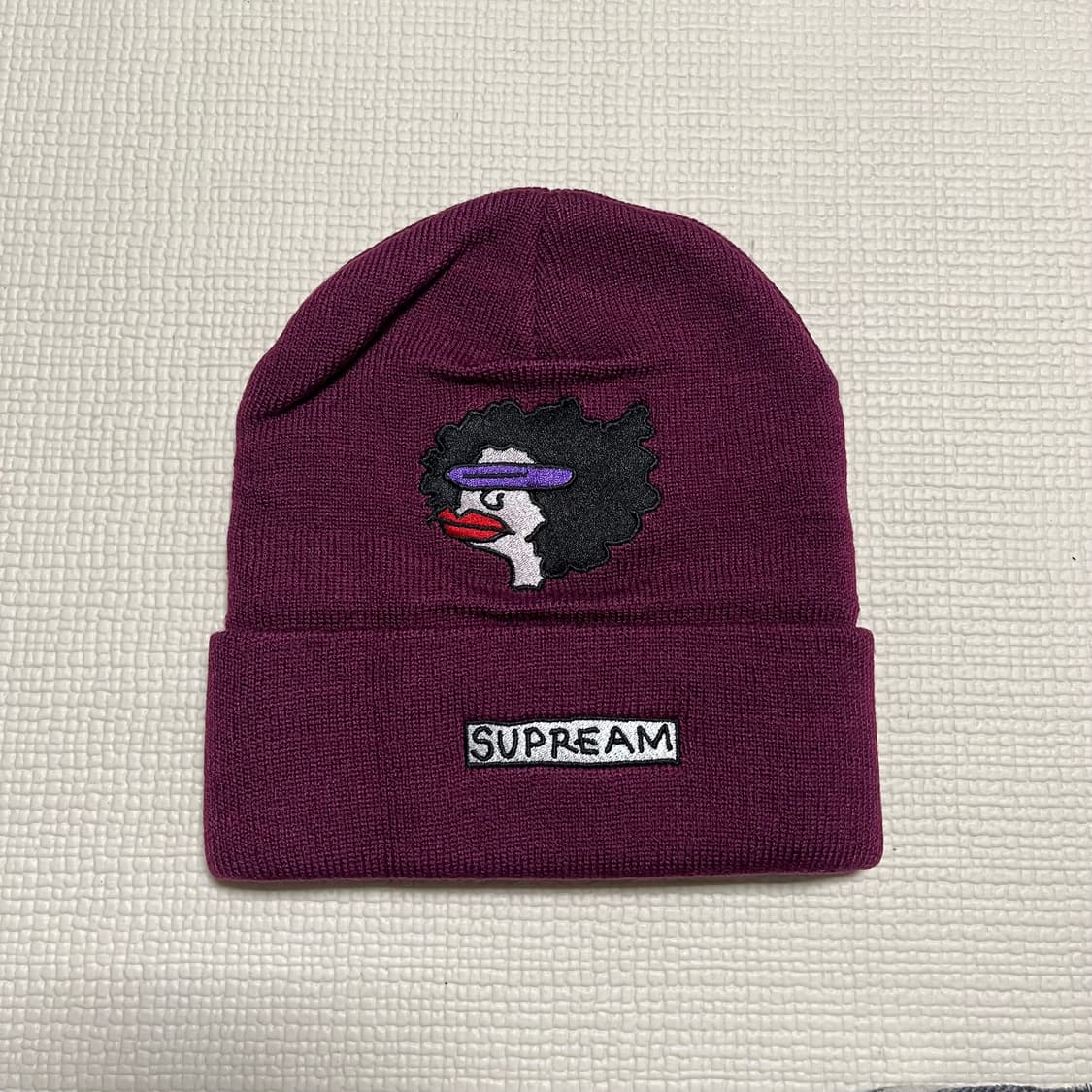 슈프림 곤즈 램 비니 플럼 상품이미지1