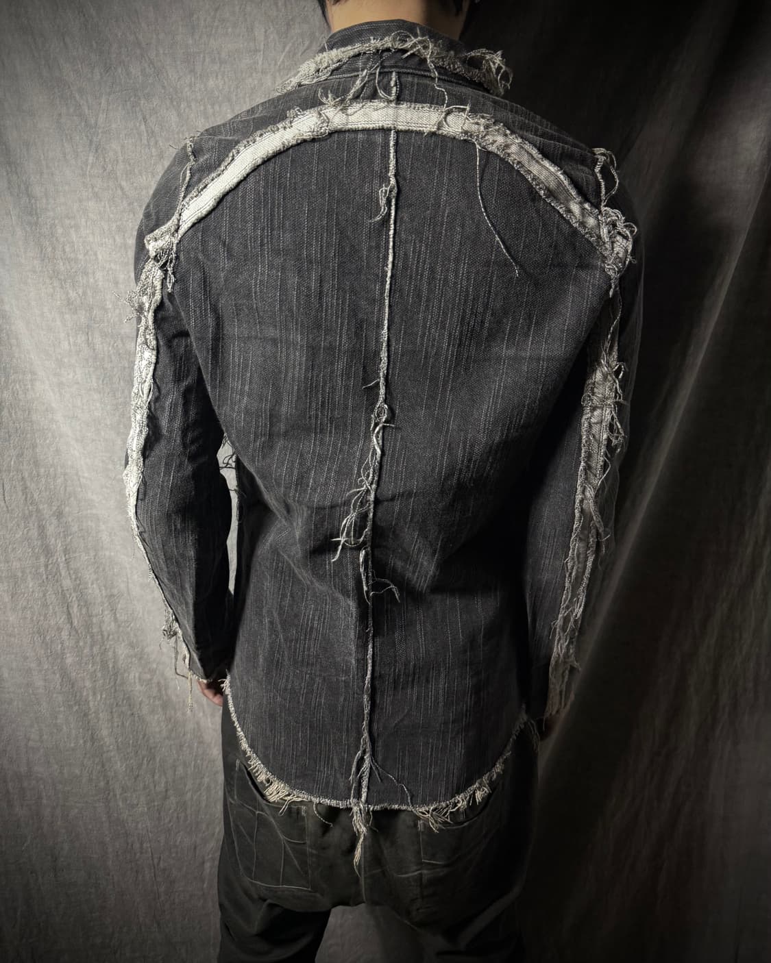 Rip Van Winkle Frayed Denim Shirt Jacket 상품이미지2