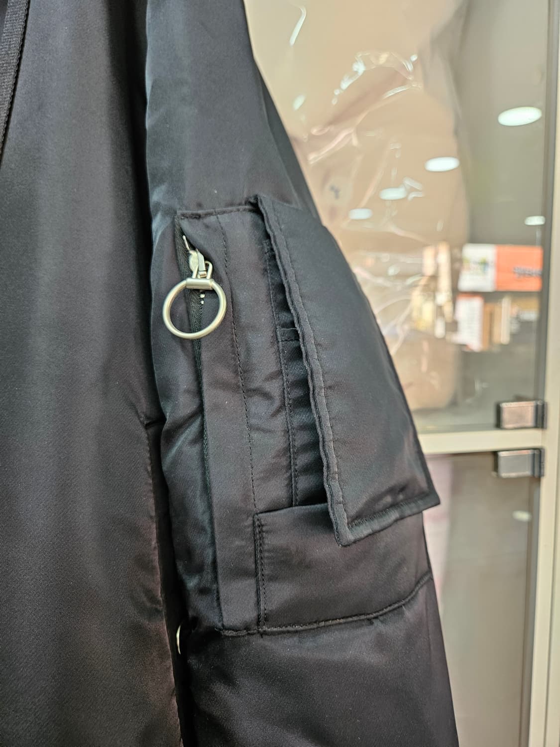 솔리드옴므 후드 ma-1 자켓 48사이즈 상품이미지3