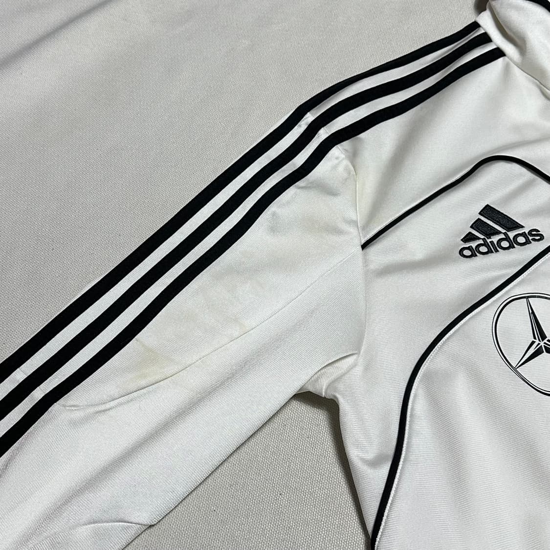 M 아디다스 독일 국대 벤츠 화이트 트랙탑 상품이미지8