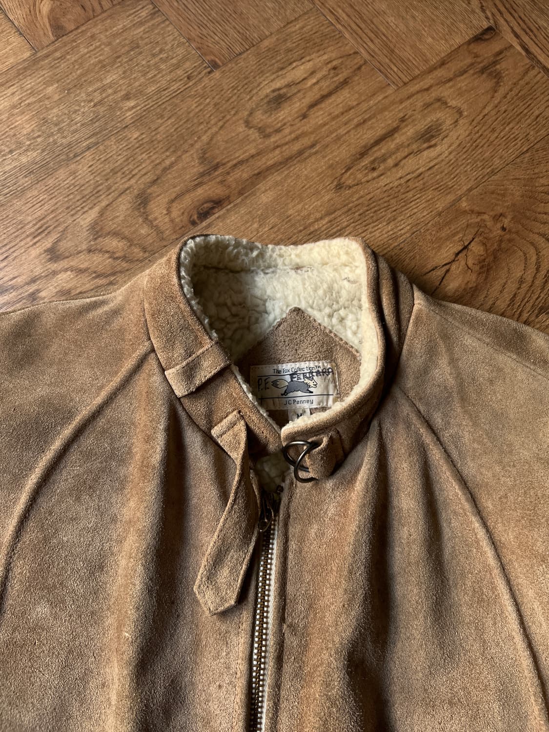 [M]80's JC페니 The Fox Collection 스웨이드 자켓 상품이미지2