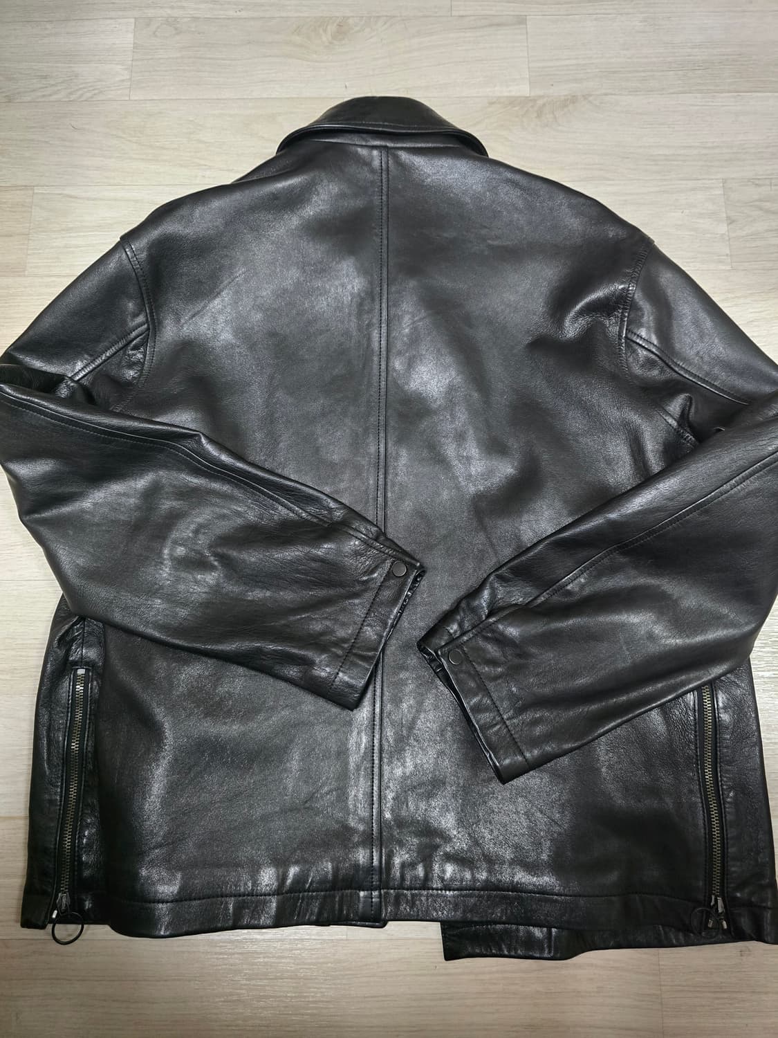 질스튜어트 천연 양가죽 가죽 자켓 미니멀 레더 자켓 상품이미지2