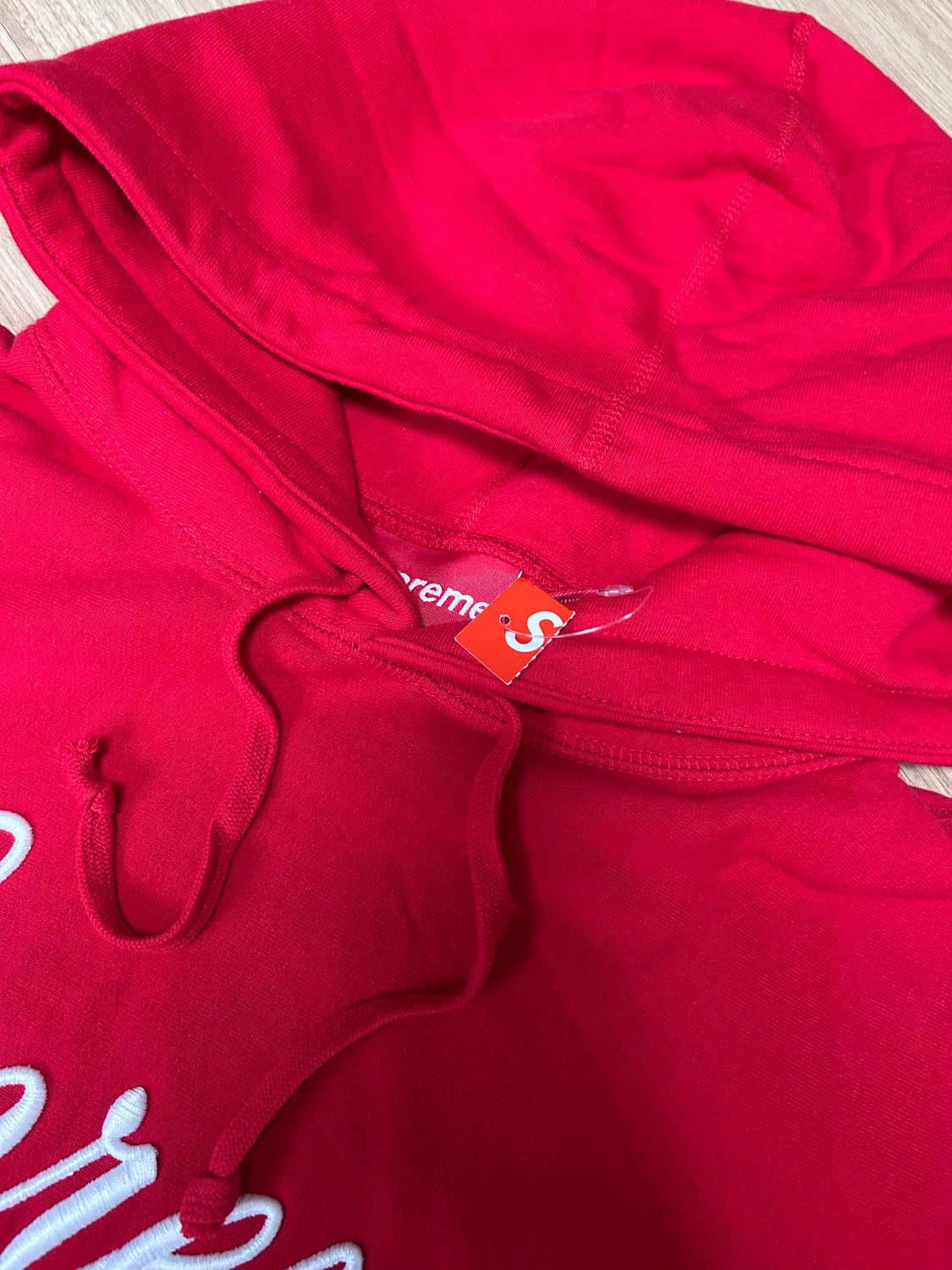 Supreme red hoodie 상품이미지2