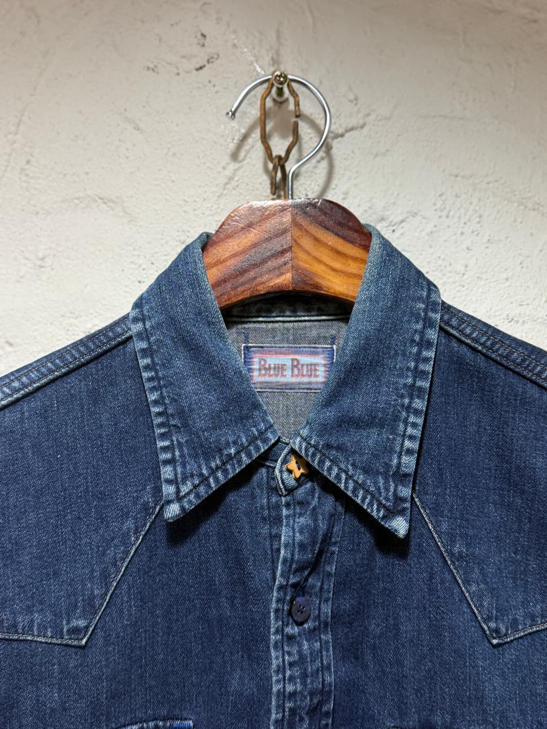 블루블루재팬 BlueBlue Japan 데님 웨스턴 셔츠 상품이미지6