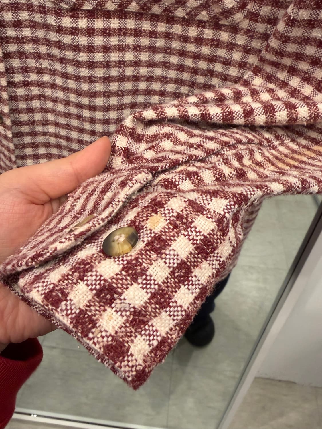 Kearney-House 빈티지 트위드 체크 셔츠 상품이미지8