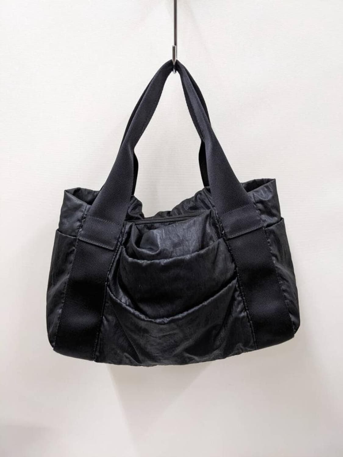 ear PAPILLONNER 나일론 르신 파츠 토트백 이세이미야케 스타일 상품이미지1