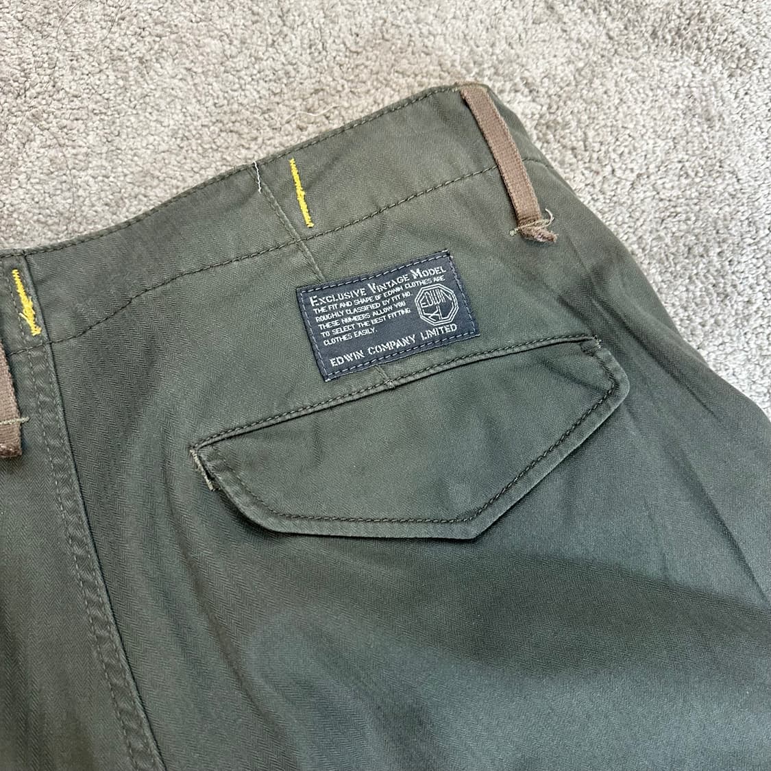 에드윈 익스클루시브 멀티 포켓 카고 팬츠(34) 상품이미지8