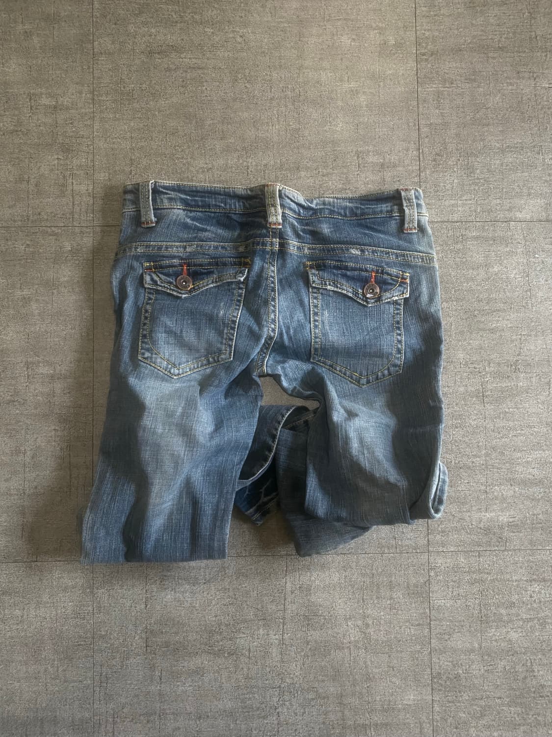 일본빈티지 Backrush 핀터깔y2k락펑크긱시크 웨스턴데님팬츠 상품이미지1