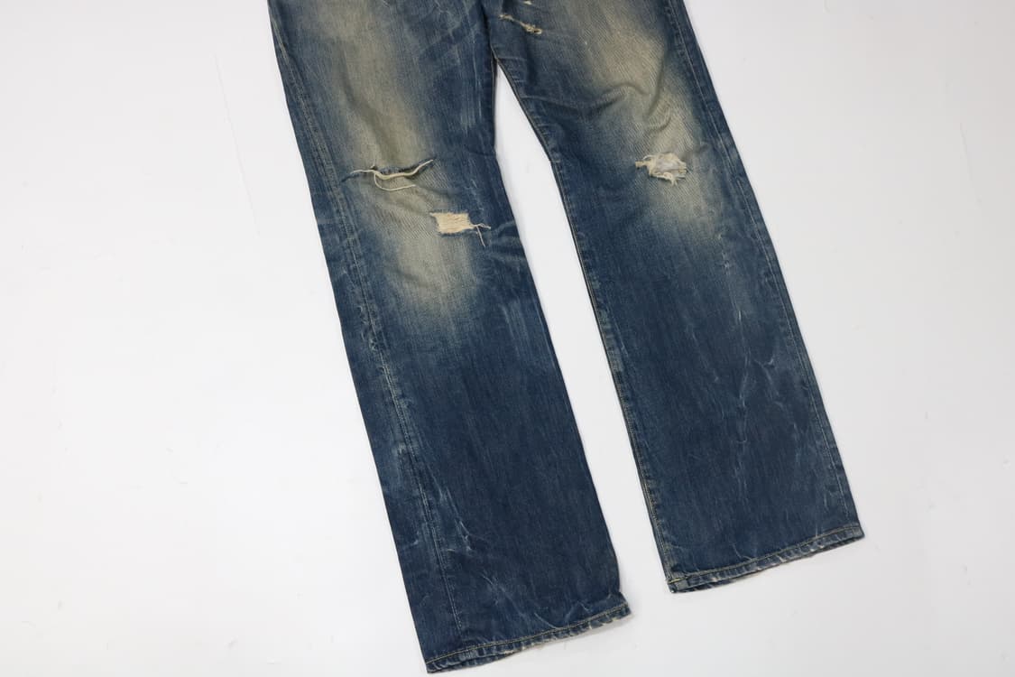 지스타로우 3301 디스트레스드 테이퍼드 데님 (31/32) 상품이미지5