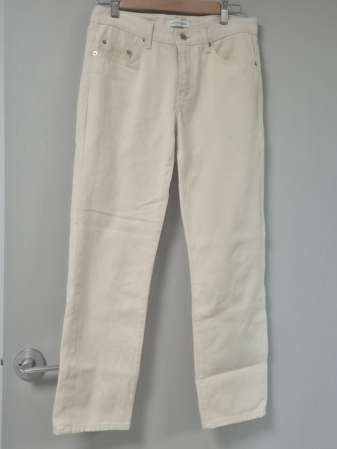 크림색 데님 30인치 (남녀공용) 상품이미지3