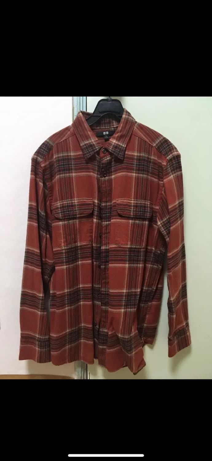 유니클로 체크셔츠 상품이미지1