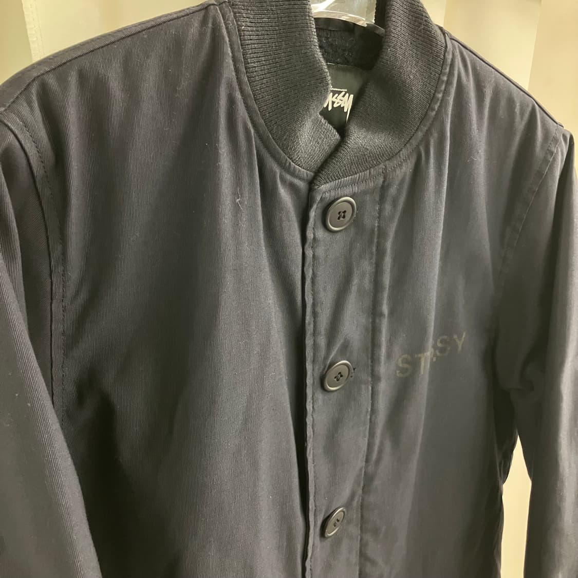 스투시 블랙 덱 자켓 M 상품이미지4