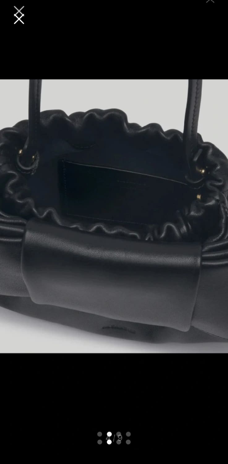 질 샌더 블랙 숄더 백 상품이미지2