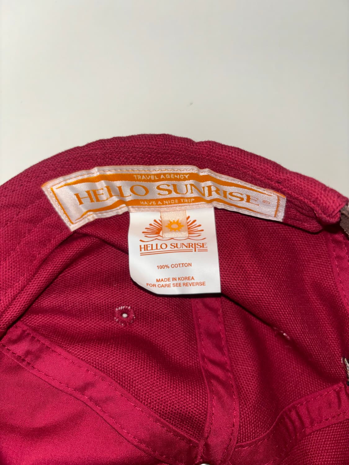 헬로선라이즈 모자 판매합니다!! 상품이미지2