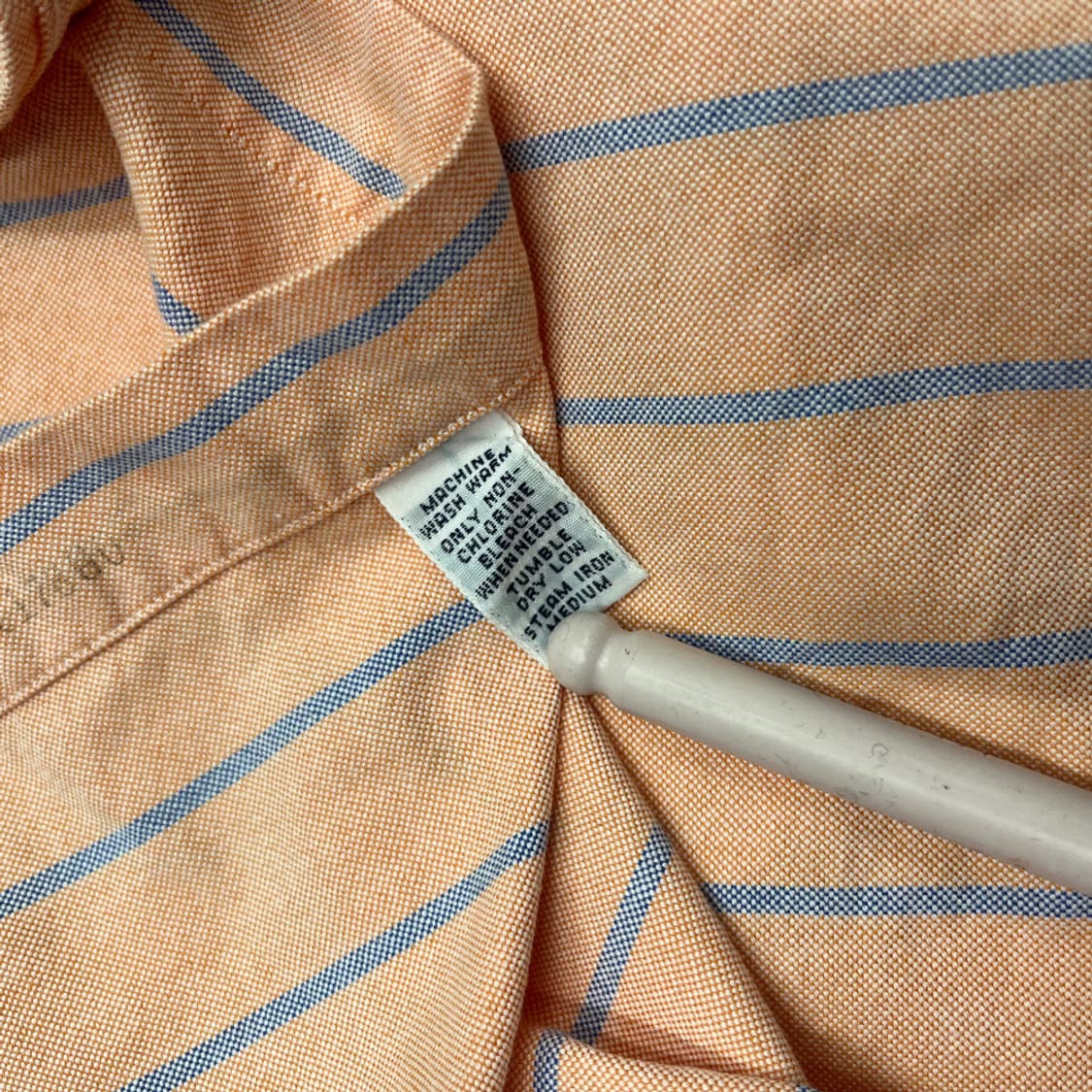 폴로 랄프로렌 옥스포드 소라 단가라 살몬 반팔 셔츠 S 상품이미지6