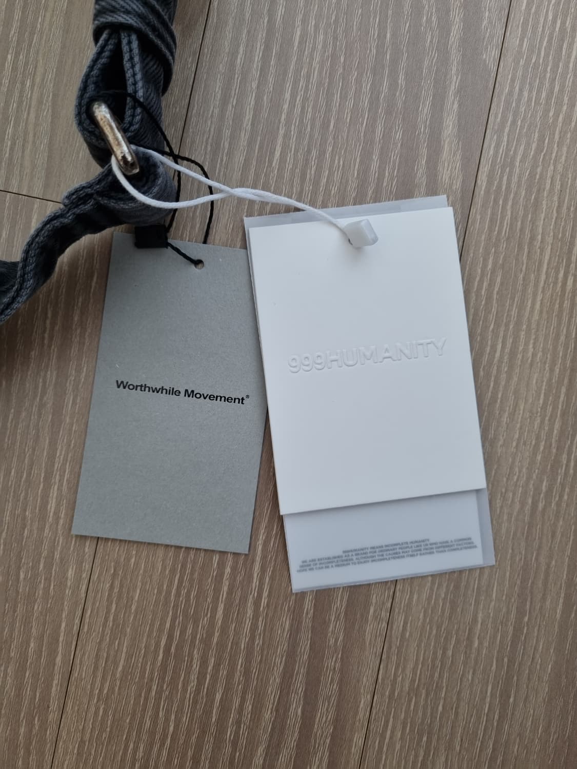 월스와일 무브먼트 Parachute Bag 차콜색상 새상품 상품이미지3