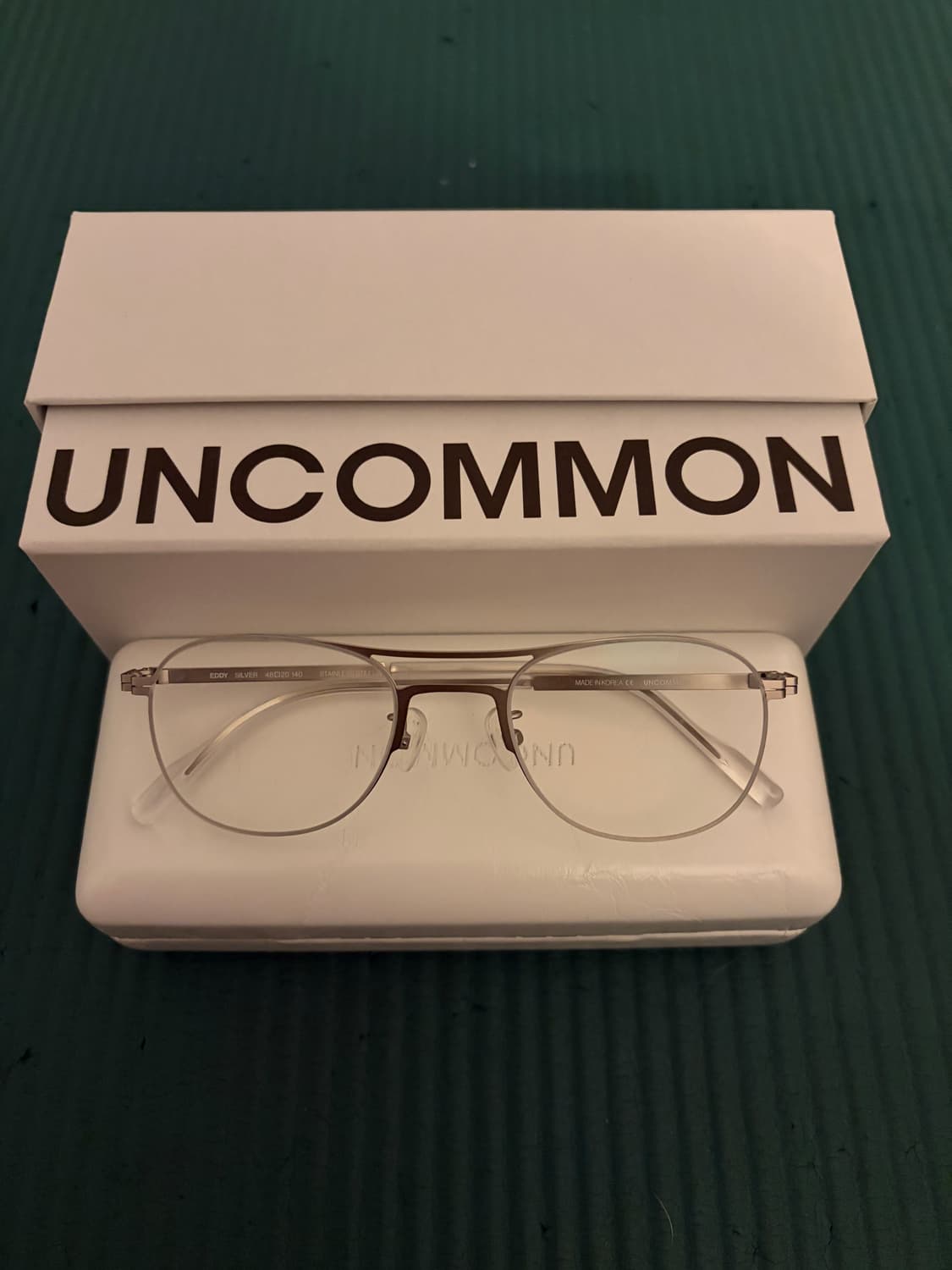 언커먼아이웨어 26ss신상 EDDY 실버 상품이미지1