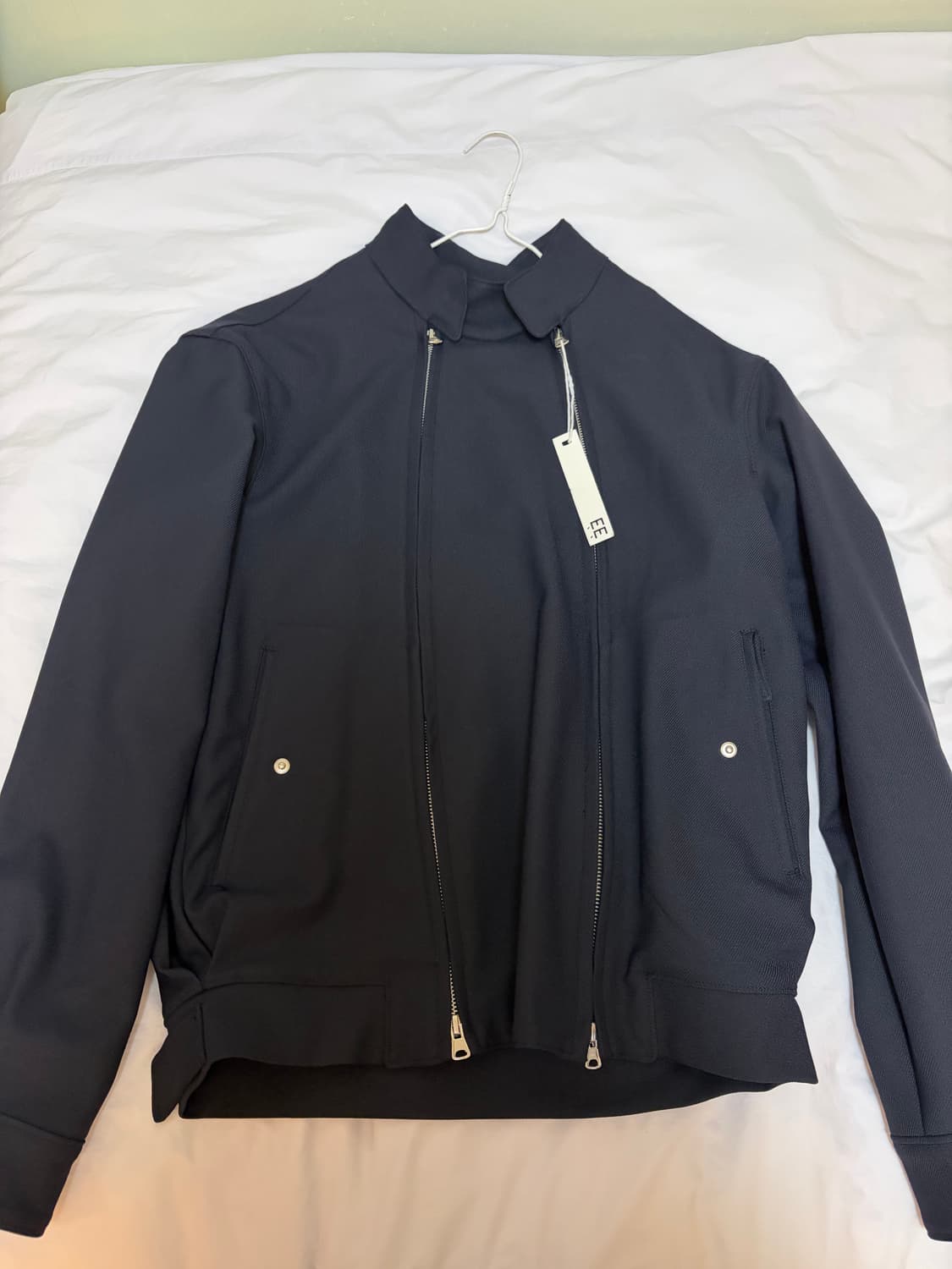 누마레 ee double zip 헤링턴 자켓 navy small 상품이미지2