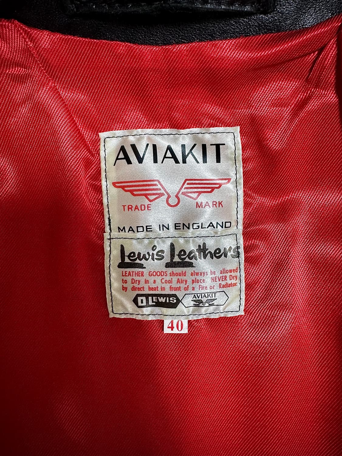 Lewis Leathers Aviakit 391 Lightning 상품이미지3