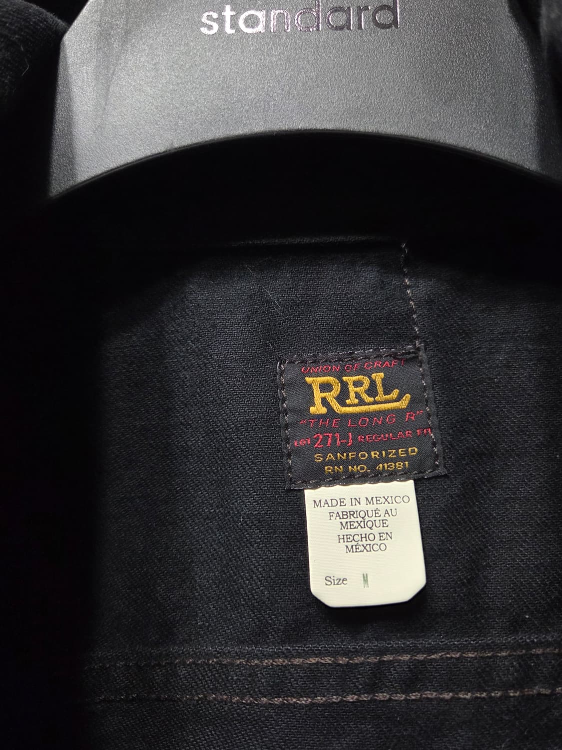 더블알엘(RRL) Lot 271 데님 트러커자켓  M사이즈 상품이미지4