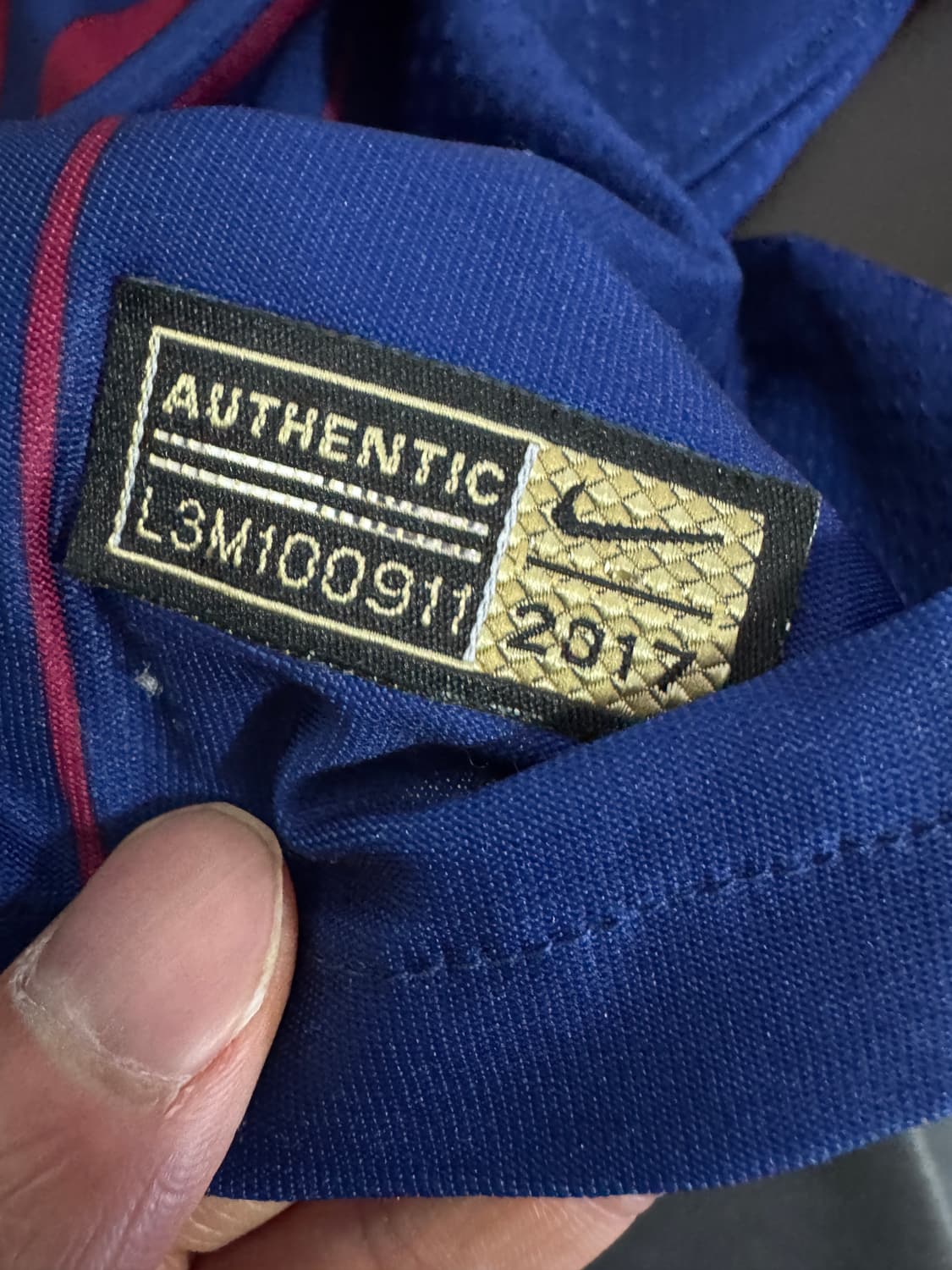 희귀!! 나이키 17-18 바르셀로나 메시 유니폼 티셔츠 S 상품이미지6