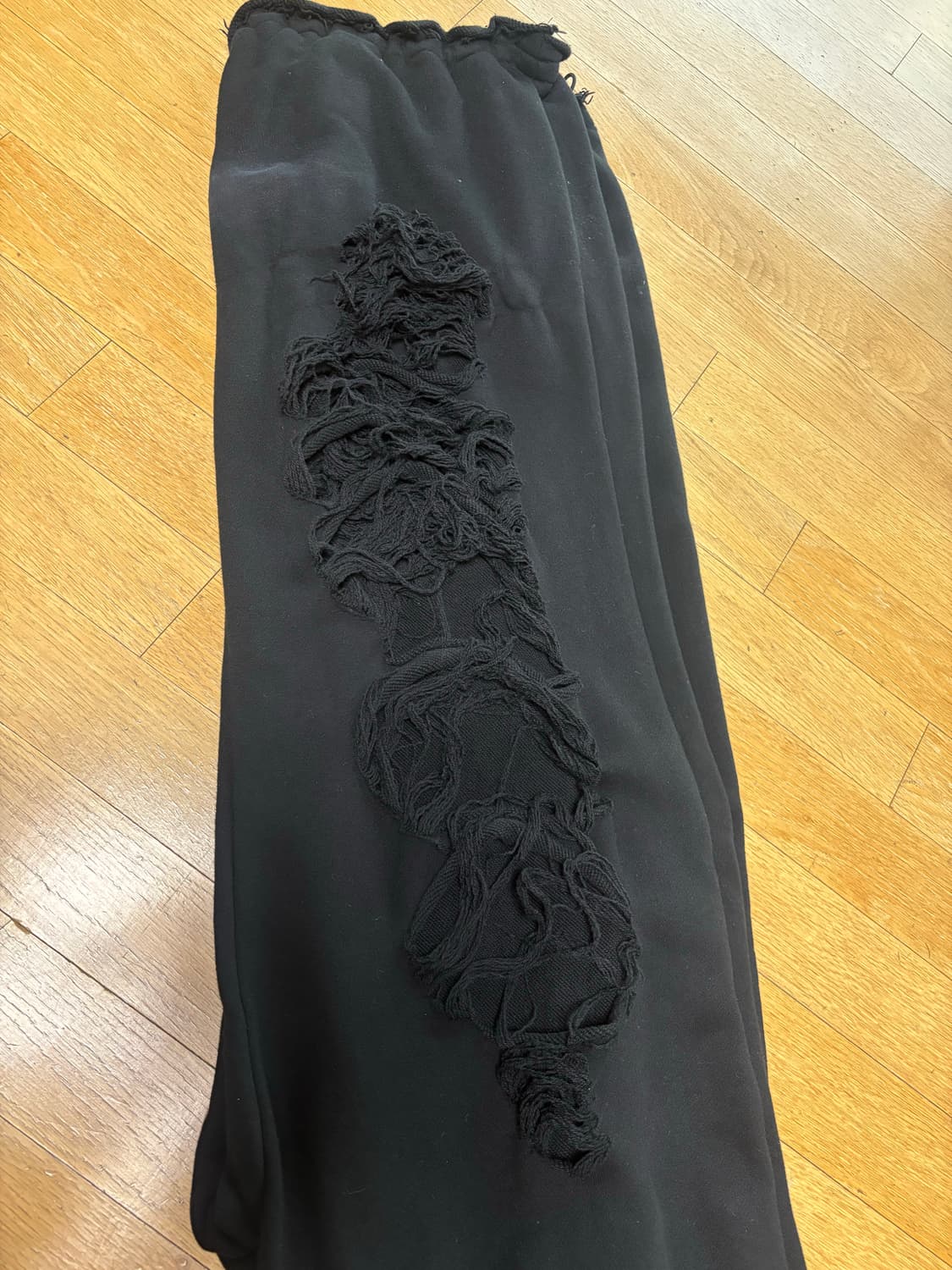 트리밍버드 Scratch Damage Wide Sweat Pants [  상품이미지3