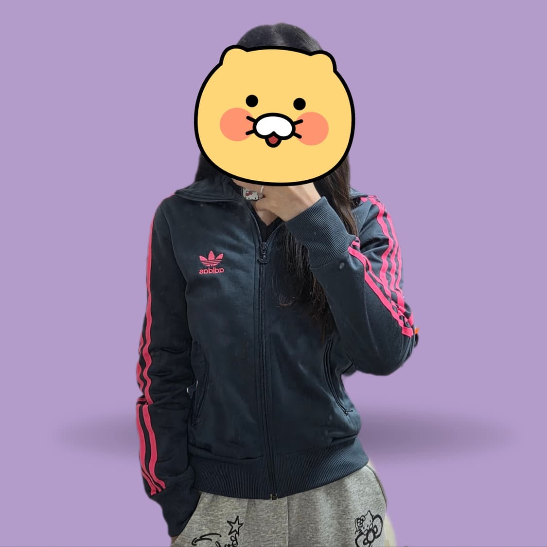 아디다스 파이어버드져지 90사이즈(착샷) 상품이미지1