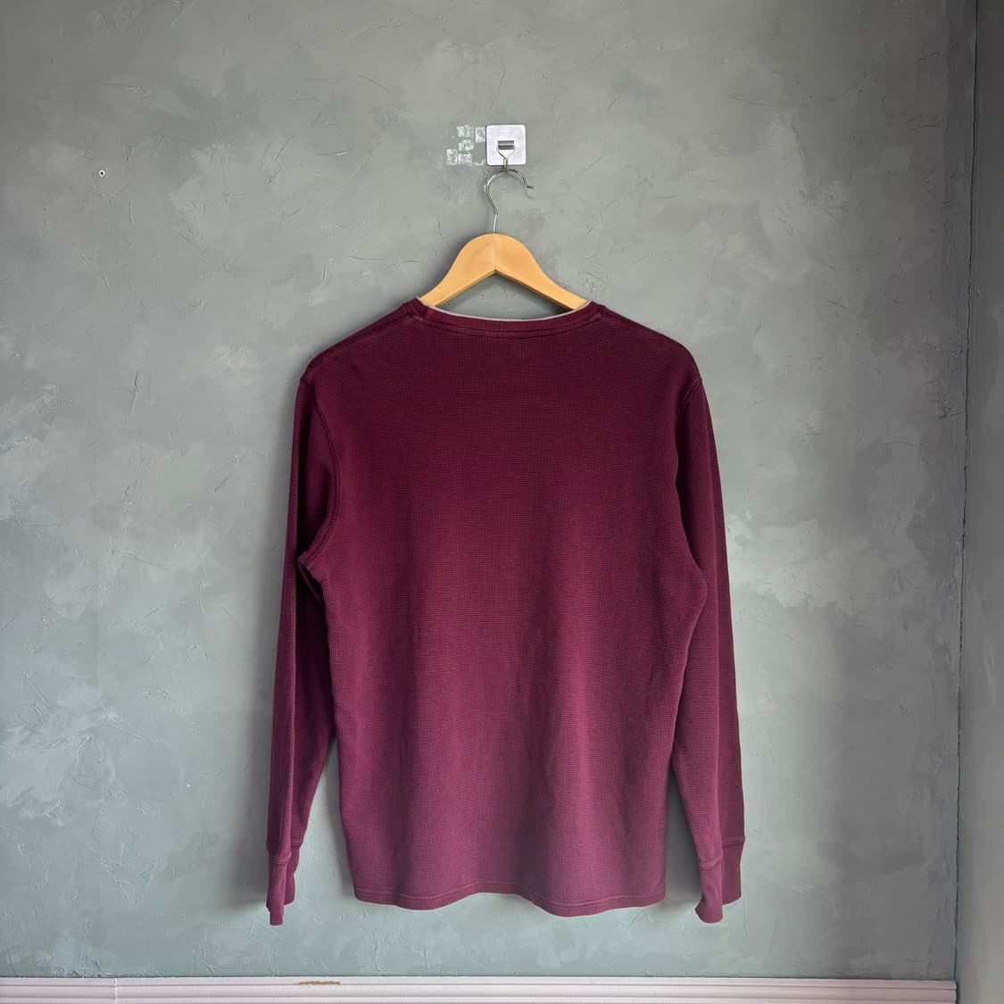 폴로 랄프로렌 와플 롱슬리브 버건디 상품이미지4