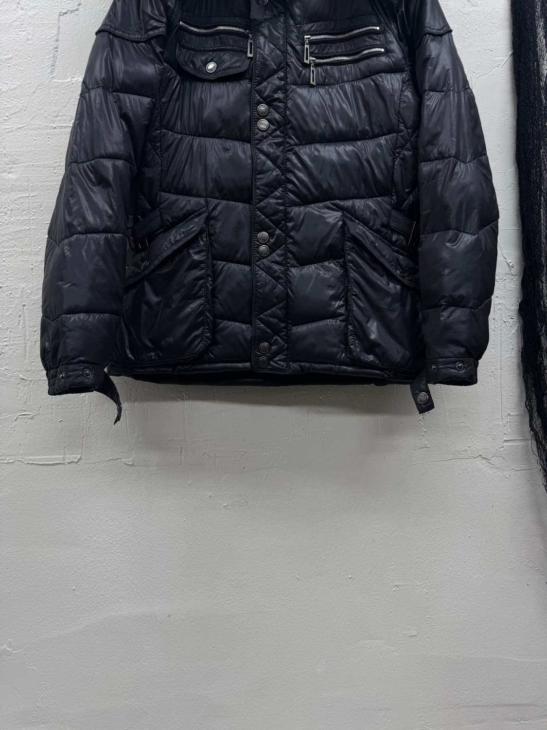 Crazy devil 00s trimming fur down jacket 상품이미지5