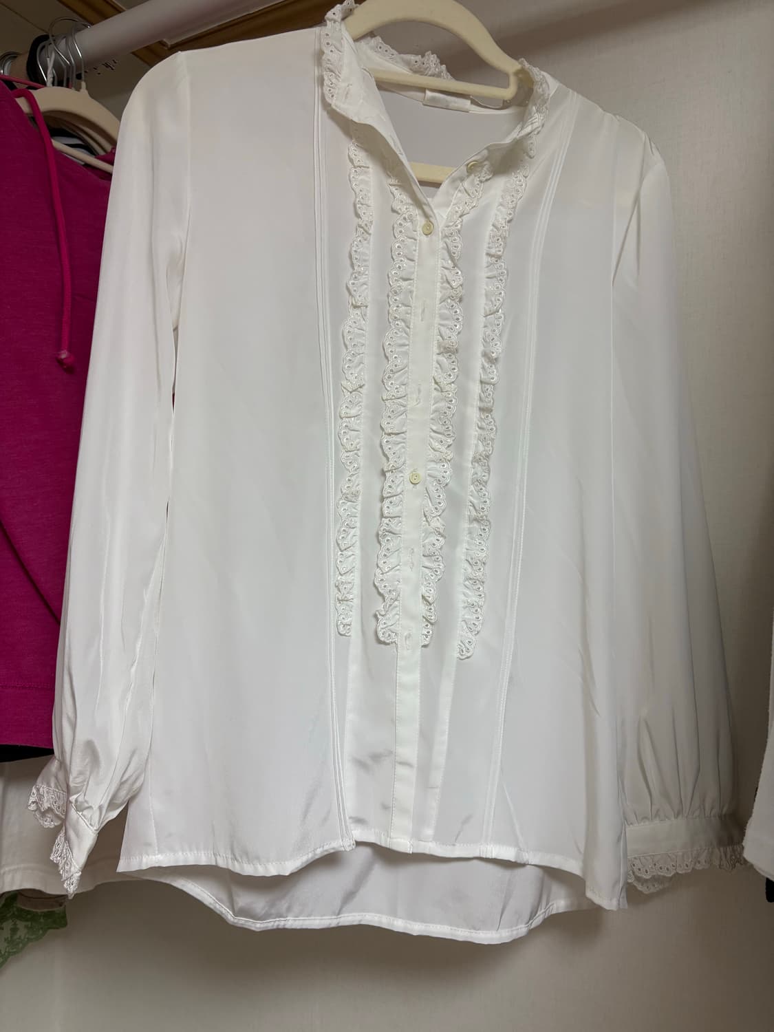 빈티지 레이스 셔츠  상품이미지1