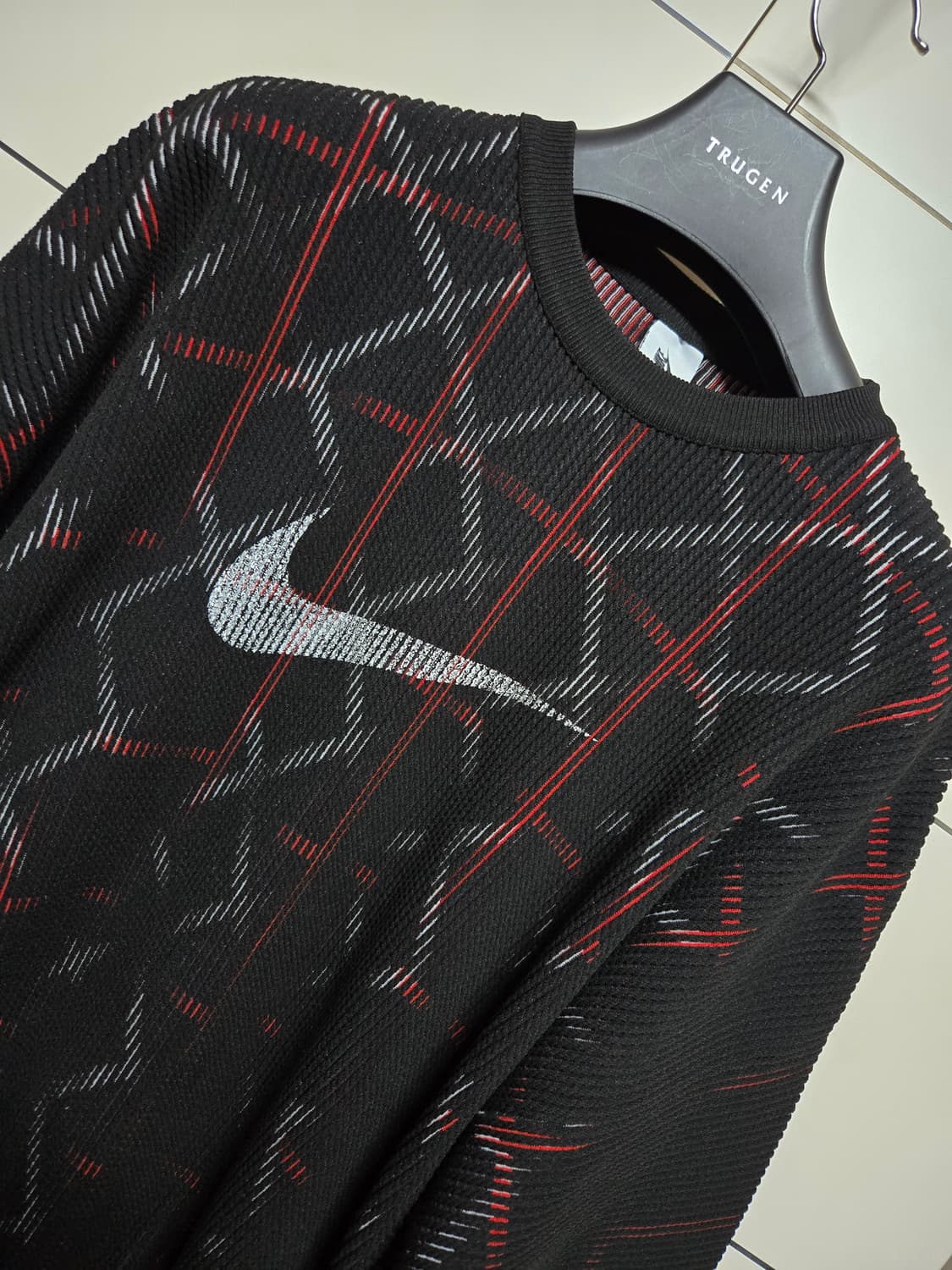 나이키랩 이태리 클래식 스포츠 체크 니트 크루넥 상품이미지3