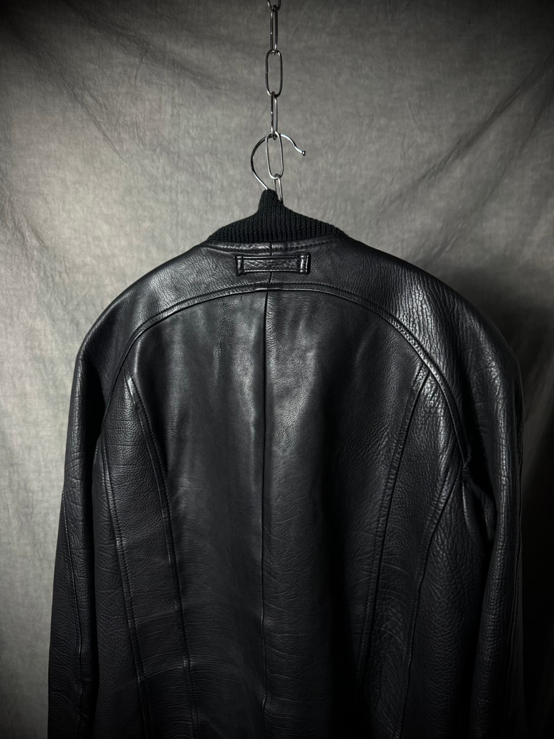 The Viridi-Anne Calf Leather Jacket  상품이미지6