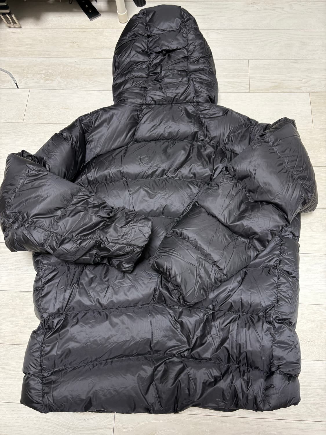 [L] 새상품 파타고니아 피츠로이 다운 후디 블랙 상품이미지5