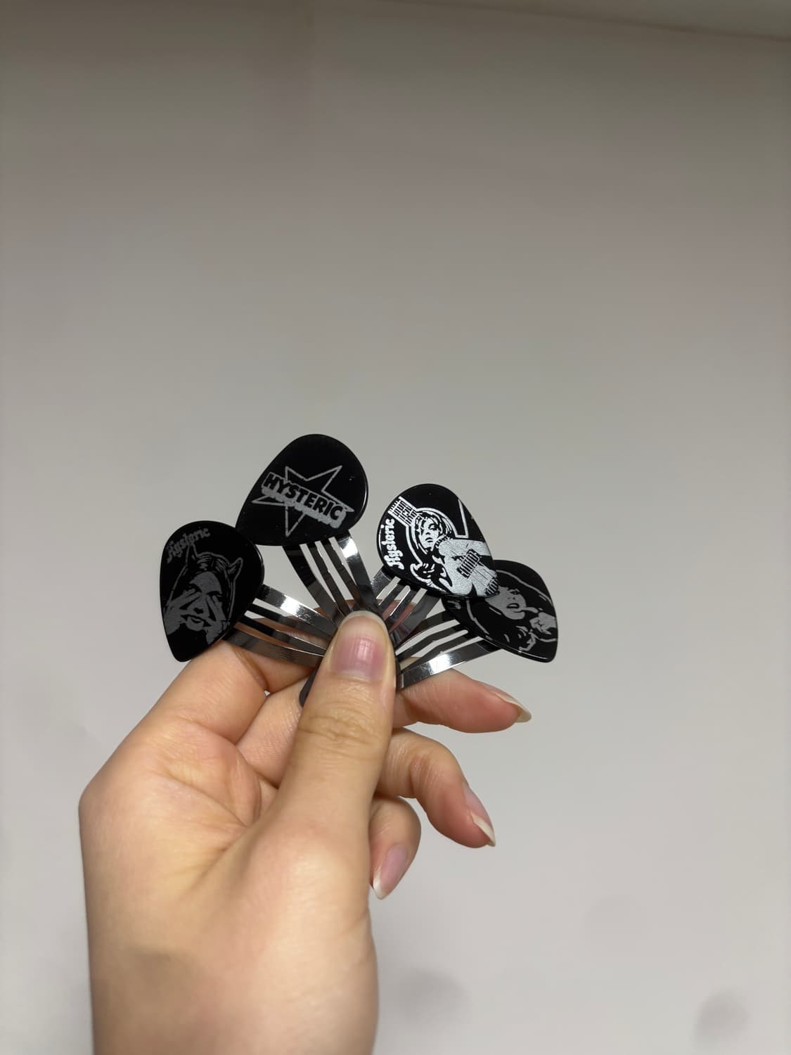 히스테릭글래머 기타 피크 헤어 클립 헤어핀 머리핀 상품이미지2