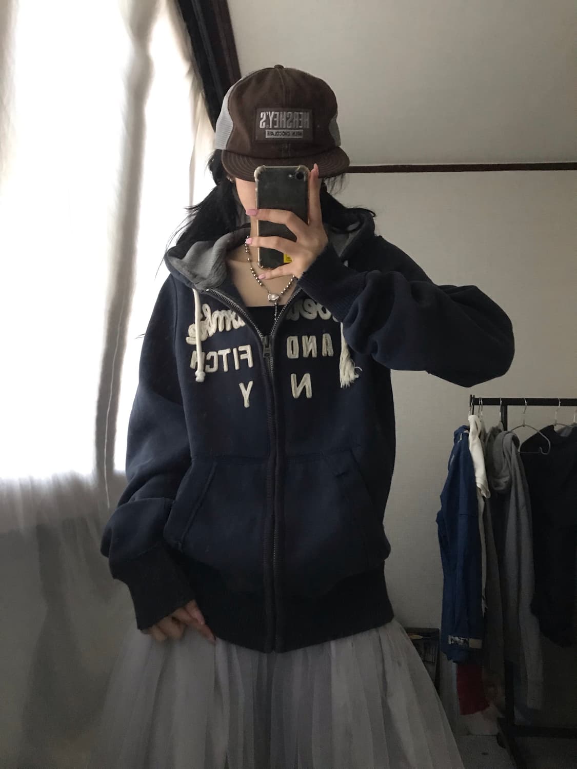 아베크롬비 네이비 후드집업 상품이미지5