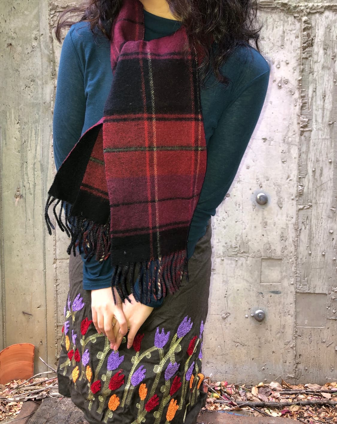 Balmain Red muffler 상품이미지2