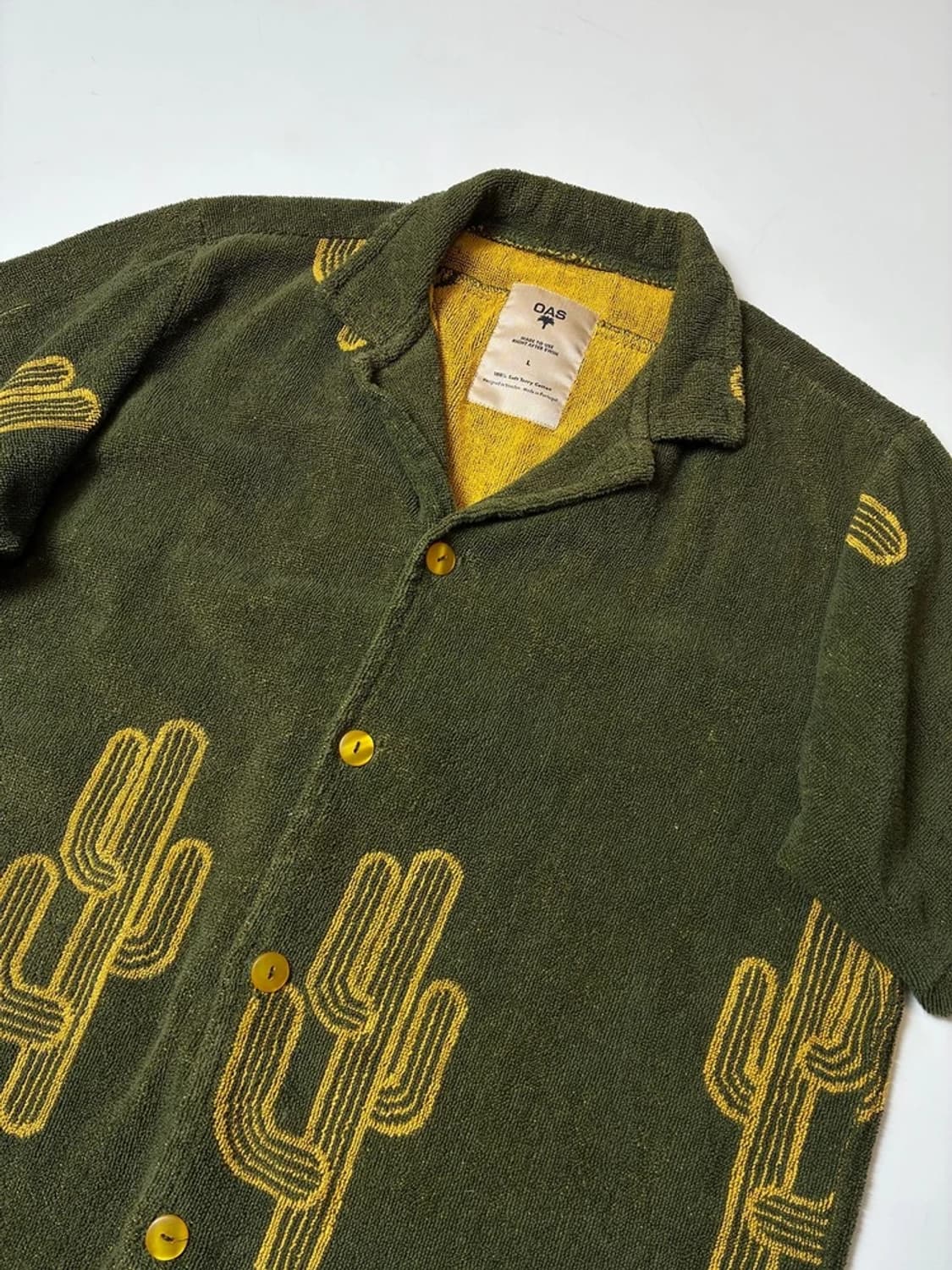 OAS 쿠바 테리 반팔 타올 셔츠 PN8718 상품이미지3