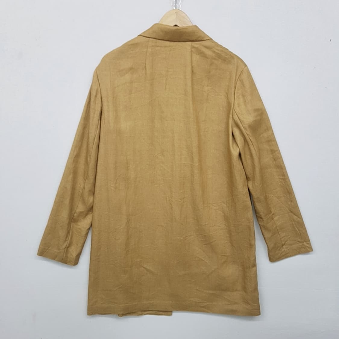 theory 띠어리 린넨 롱 자켓 카멜 상품이미지3