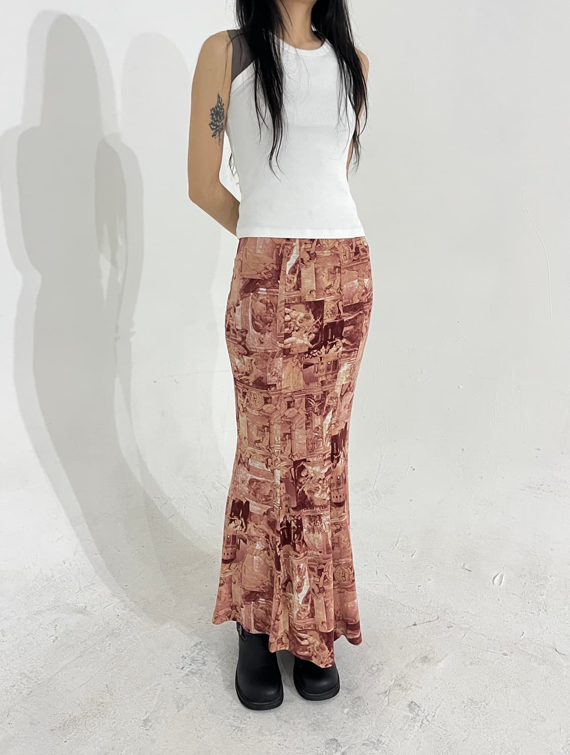 Ozz on printing mermaid skirt 상품이미지3