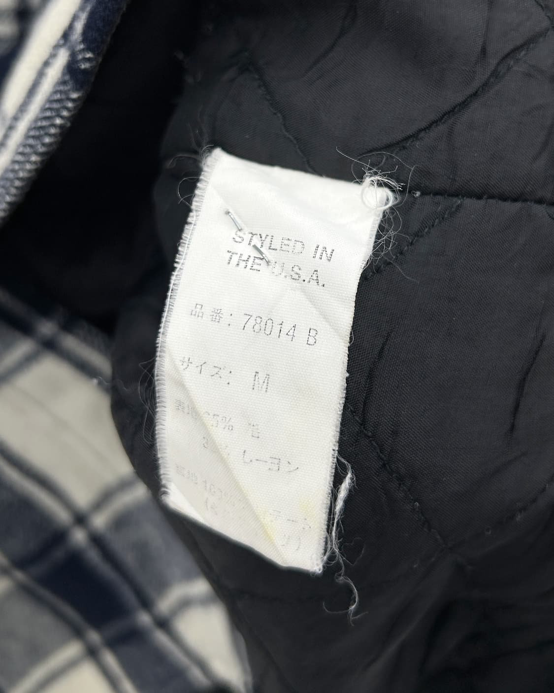 디즈니 90s 미키마우스 플란넬 체크 오버셔츠 점퍼 상품이미지10