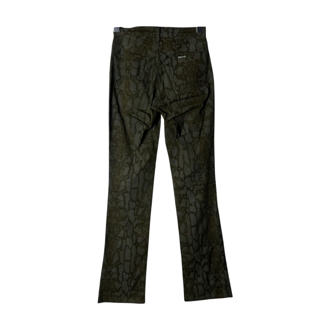 [CIMARRON] 파이톤 뱀피 세미 부츠컷팬츠 상품이미지2