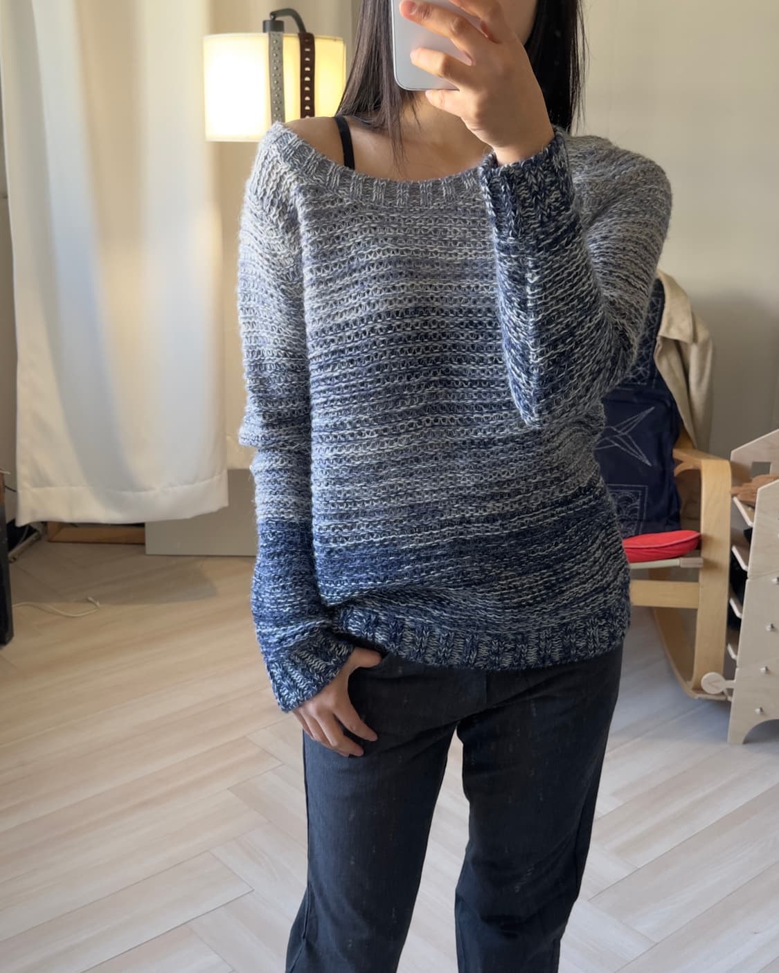 [earth music&ecology] wool blend knit 상품이미지2