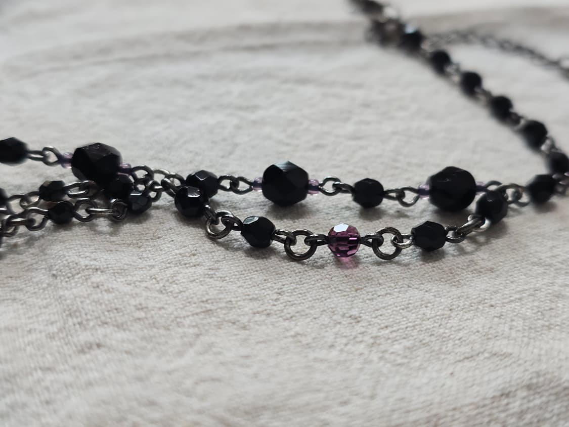 ANNA SUI gothic black butterfly necklace 상품이미지8