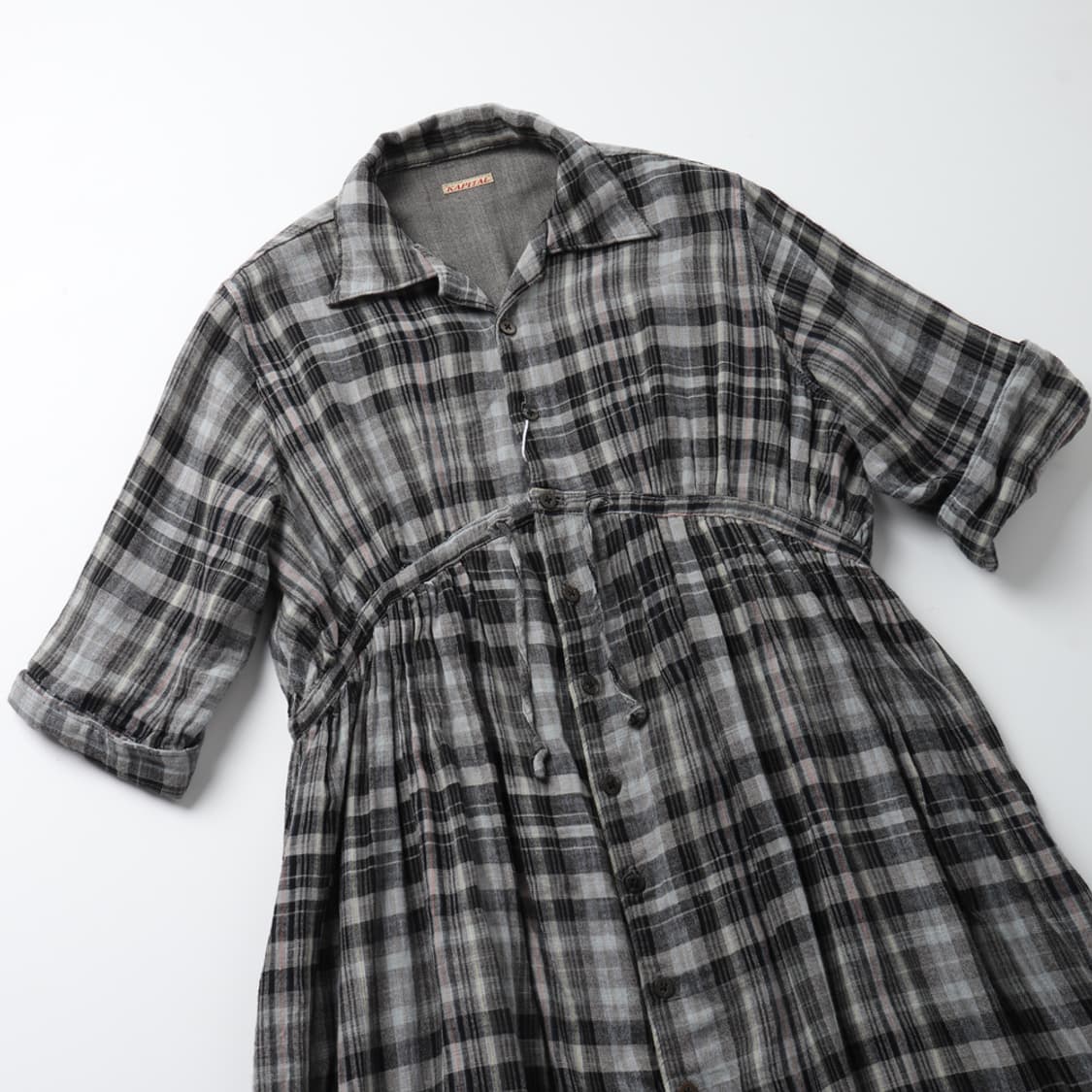 캐피탈 KAPITAL Cotton Shirt Onepiece 상품이미지9