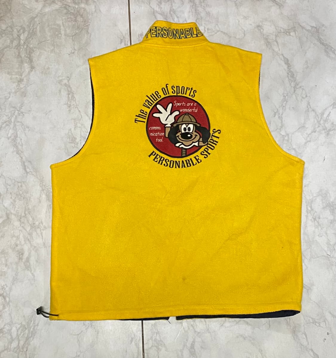 빅로고 캐릭터 후리스 조끼 리버시블 조끼 110 사이즈 상품이미지1