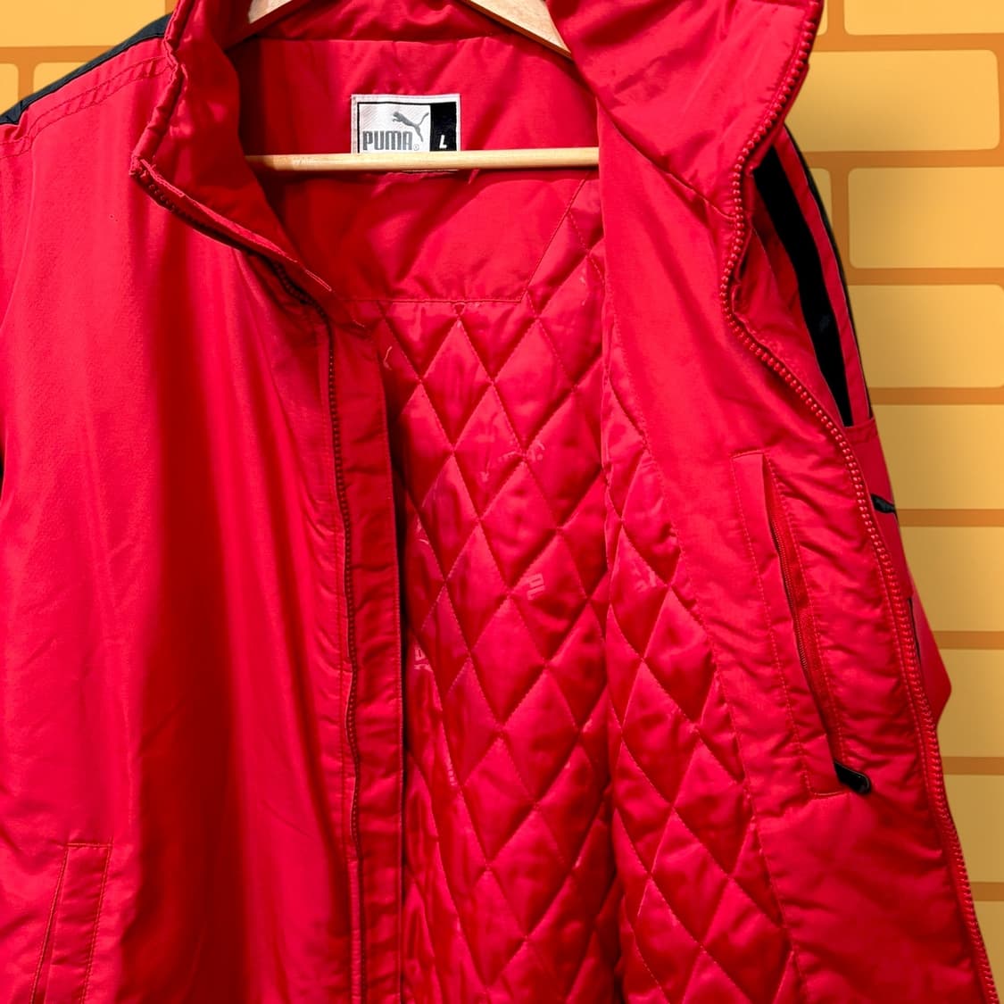 90s Puma 스몰 로고 점퍼 (XL) 상품이미지4