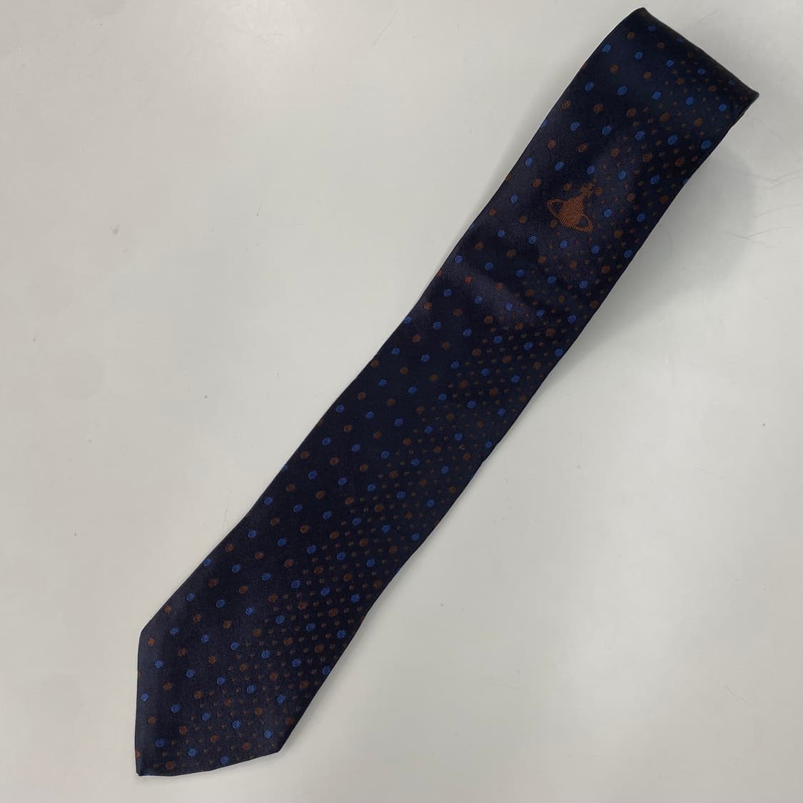  비비안웨스트우드 우주선 정품 명품 넥타이(Vivienne)7.8cm 상품이미지3